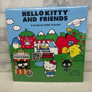 NEW Sanrio Hello Kitty and Friends 2026 16 Month Calendar